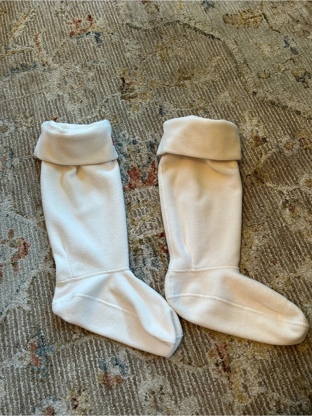 Hunter White Fleece Boot Liners